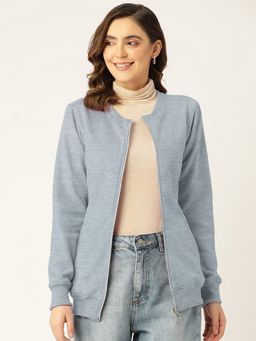 BRINNS - Women Solid Tailored Grey Jacket