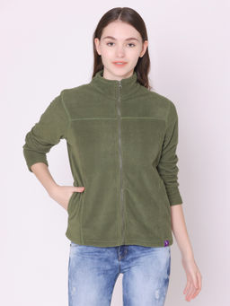 Bonjour - Women Polar Winter Green Jacket