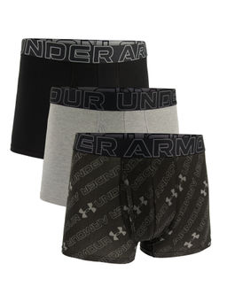 Under Armour - UA Performance Cotton Novelty 3 Black Boxer Briefs (Pack of 3)
