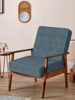 Chumbak - Memsaab Arm Chair - Sailor Blue