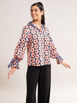 Twenty Dresses by Nykaa Fashion - Multicolor Printed Collar Neck Shirt