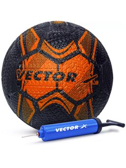 Vector X - Street Soccer Orange Football With Pump (5)