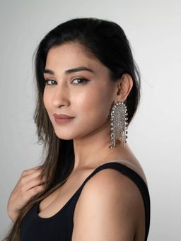 White Lies - Statement Zircon Earrings