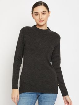 Madame - Women Grey Sweater