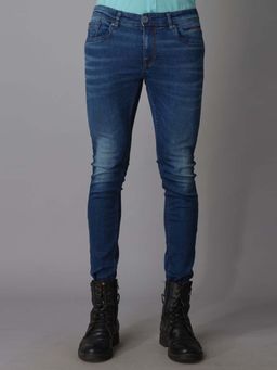 ROOKIES - Springsteen Men's Tapered Fit Low-Rise Slim Thigh Jeans