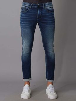 ROOKIES - Springsteen Men's Tapered Fit Low-Rise Slim Thigh Jeans