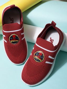 Kidsville - Marvel Kids Boys Spiderman Printed Red Sports Shoes