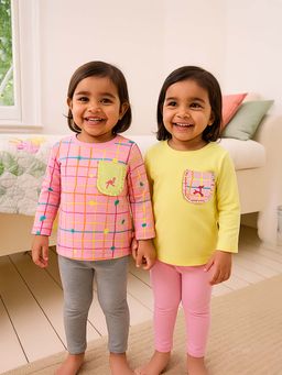 Somersault - Multi-Color Cotton Casual T-Shirt (Pack of 2)