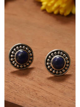 Biba - Women Blue 925 Sterling Silver Studs