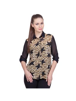 StyleStone - Women Star Print with Black Shirt