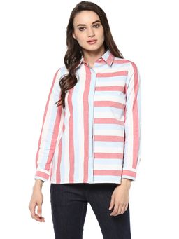 StyleStone - Women Cotton Shirt Style White Top