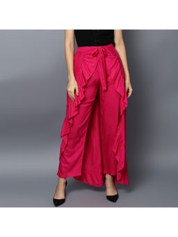 StyleStone - Women Solid Women Flared Pink Skirt