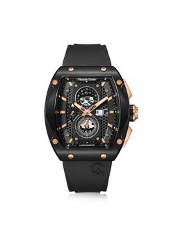 Alexandre Christie - AC 6608 MCR Chronograph For Men - Black Rose Gold (M)