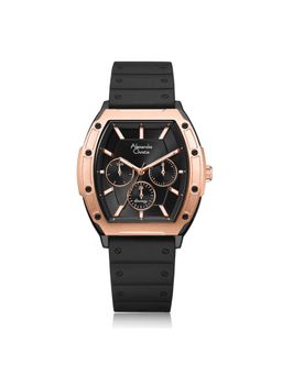 Alexandre Christie - AC 6628 BFR Ladies Multifunction Watch - Black Rose Gold (S)