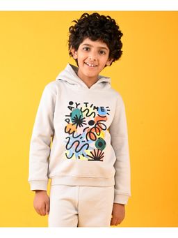 ANTHRILO - Playtime Grey Fleece Boys Hoodie - Grey