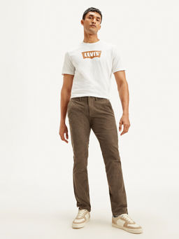Levi's - Mens Dark Brown Slim Fit Casual Trouser