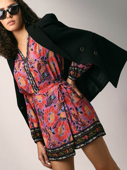 VERO MODA - Pink Floral Skort