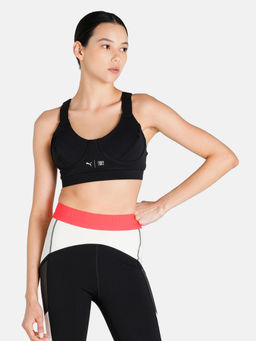 Puma - Train First Mile Mid Impact Bra Black Sports Bra