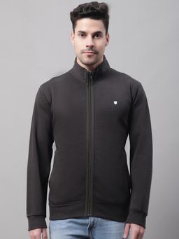 Cantabil - Solid Grey Sweatshirt For Men