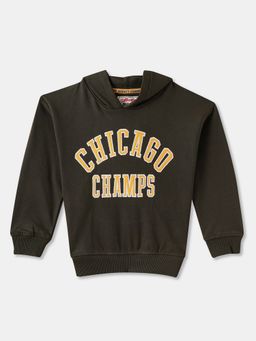 R&B - Cotton Olive Boys Hoodie