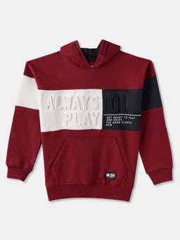 R&B - Cotton Red Boys Hoodie