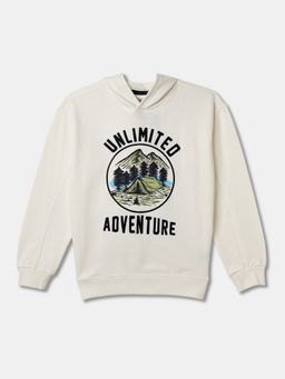 R&B - Cotton Ivory Boys Hoodie