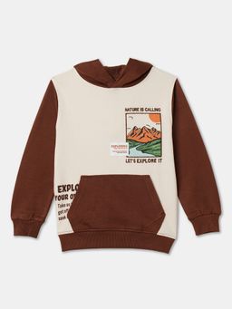 R&B - Cotton Brown Boys Hoodie