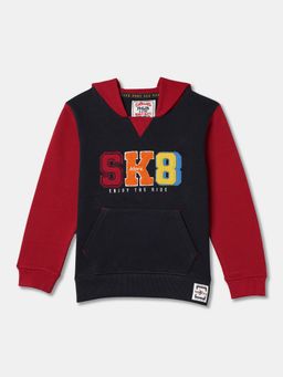R&B - Cotton Navy Blue Boys Hoodie