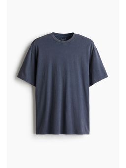 H&M - Men Blue Loose Fit Sports Top With Drymove