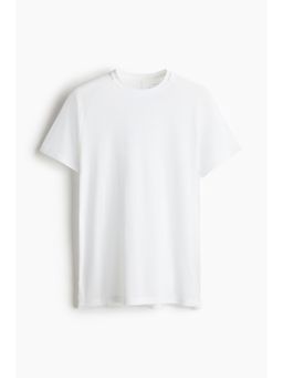 H&M MOVE - Regular Fit Sports Top With Dry move White