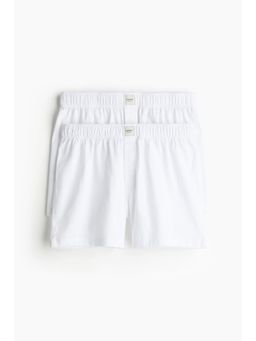 H&M - Men 2-Pack Woven Cotton Sateen Boxer Shorts