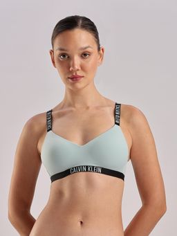 Calvin Klein - Blue Medium Coverage Lightly Padded Non-Wired T-Shirt Bra
