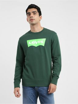 Levi's - Men Green Crew Neck Sweatshirt
