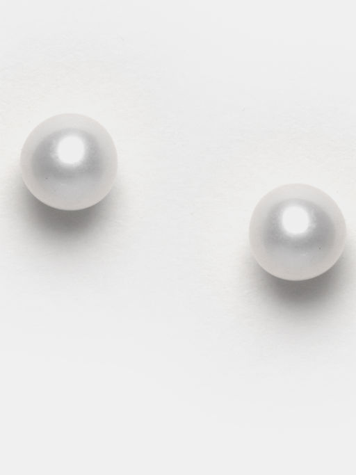 Buy Shaya by CaratLane A Pearl Of Love (6mm) Earrings in 925