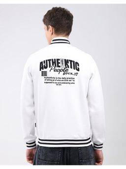 Rock.it - Men's White Full Sleeve Jacket