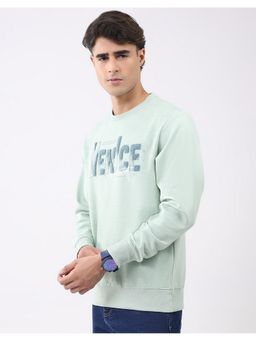 Monte Carlo - Men's Green Round Neck Full Sleeve Sweatshirt