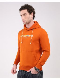 Monte Carlo - Men's Orange Full Sleeve Hoodie