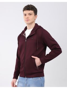 Monte Carlo - Men's Full Sleeve Wine Hoodie