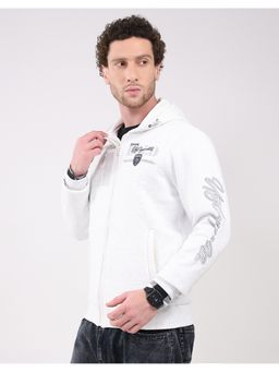 Monte Carlo - Men's White Full Sleeve Hoodie