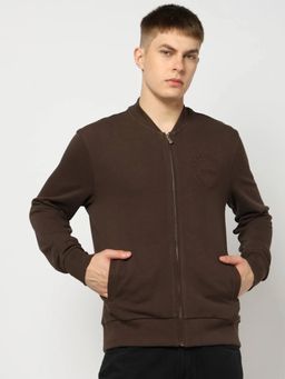 GAP - Men's Brown Baseball Collar Jacket