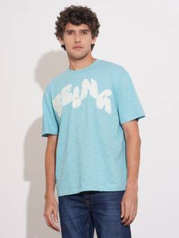 Being Human - Blue Easy Fit Men's Short Sleeves T-Shirt by Being Human Clothing