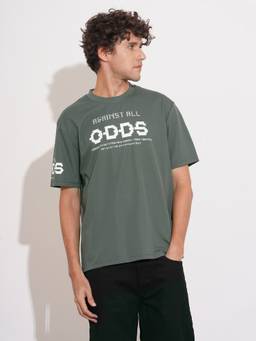 Being Human - Grey Easy Fit Men's Short Sleeves T-Shirt by Being Human Clothing