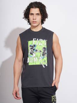 Being Human - Black Easy Fit Round Neck Men's T-Shirt by Being Human Clothing