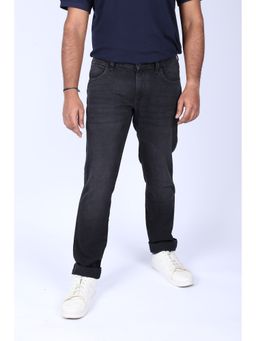Wrangler - Men Black Slim Tapered Fit Jeans