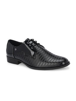 Delize - Mens Black Formal Derbies Shoes