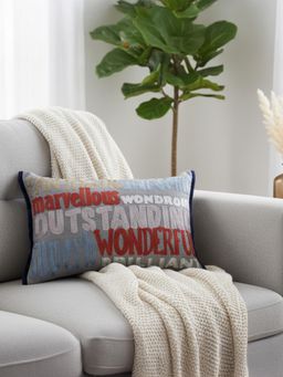 BELIHODE - Multi-Color Bravo Bloq Cushion Covers (16x16 inches)