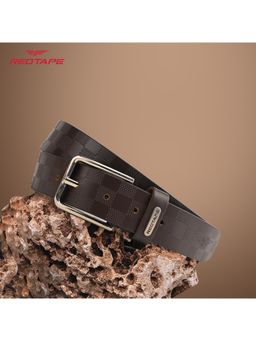 Red Tape - Men Brown Genuine Split Leather Belt