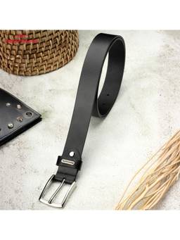 Red Tape - Men Black Genuine Leather Belt