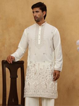 Jompers - Men White Luxury Japanese Imported Kurta