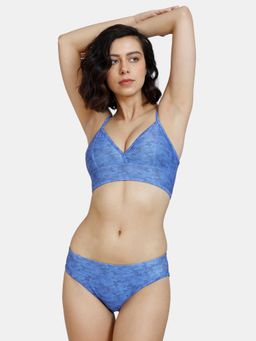 Zivame - Zelocity Padded Bikini Set With Hook - Marina